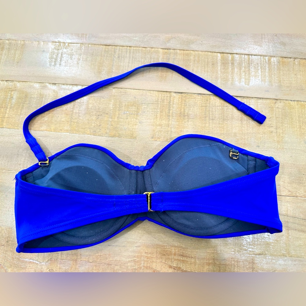 Victoria’s Secret swim padded strapless halter bikini top